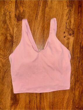 Target Brand: All in Motion Pink Scoop Crop Tank